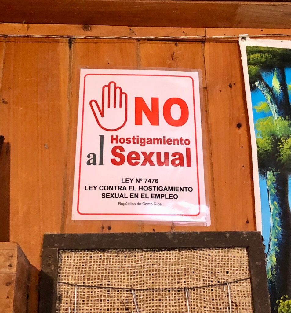Verbod op seksuele intimidatie op de werkvloer