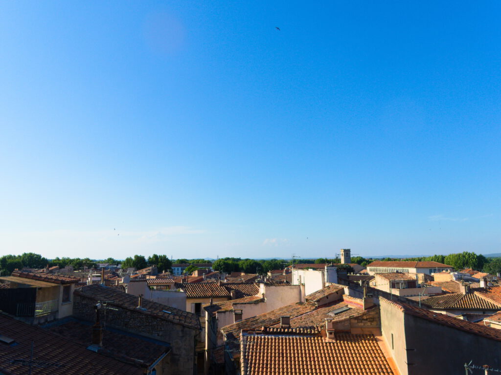 Uitzicht over Arles