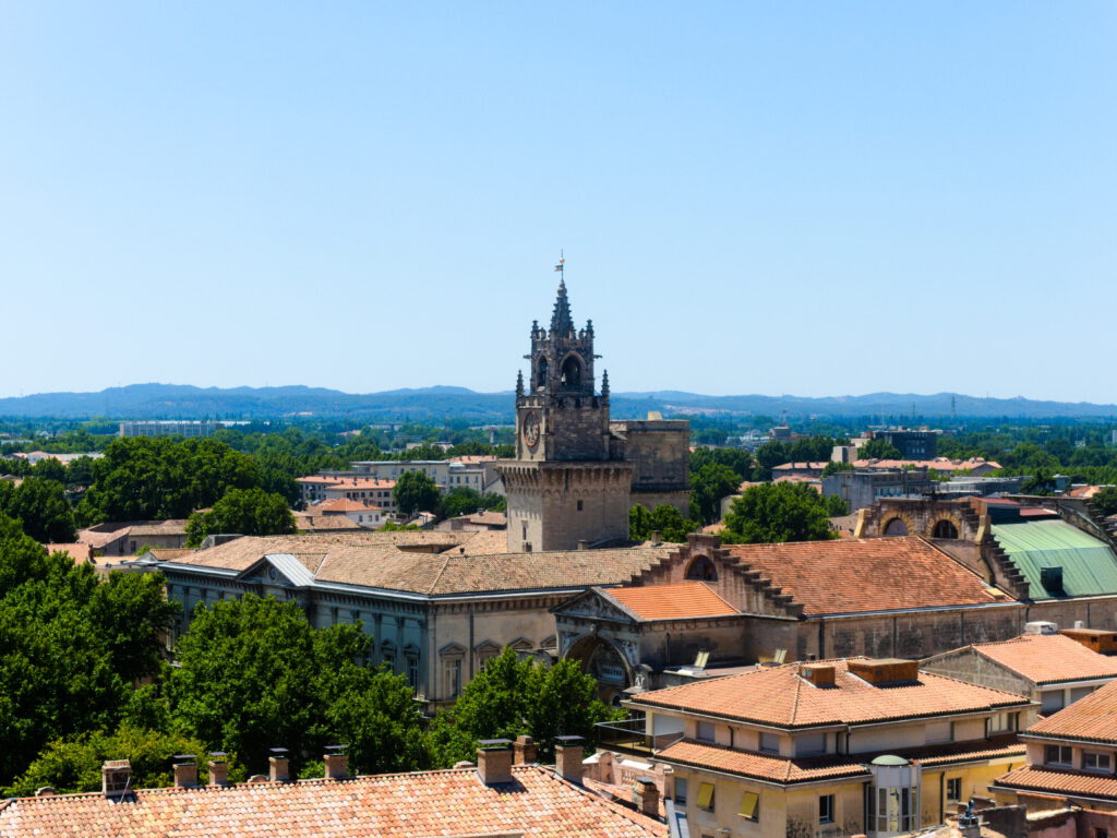 Uitzicht over Avignon